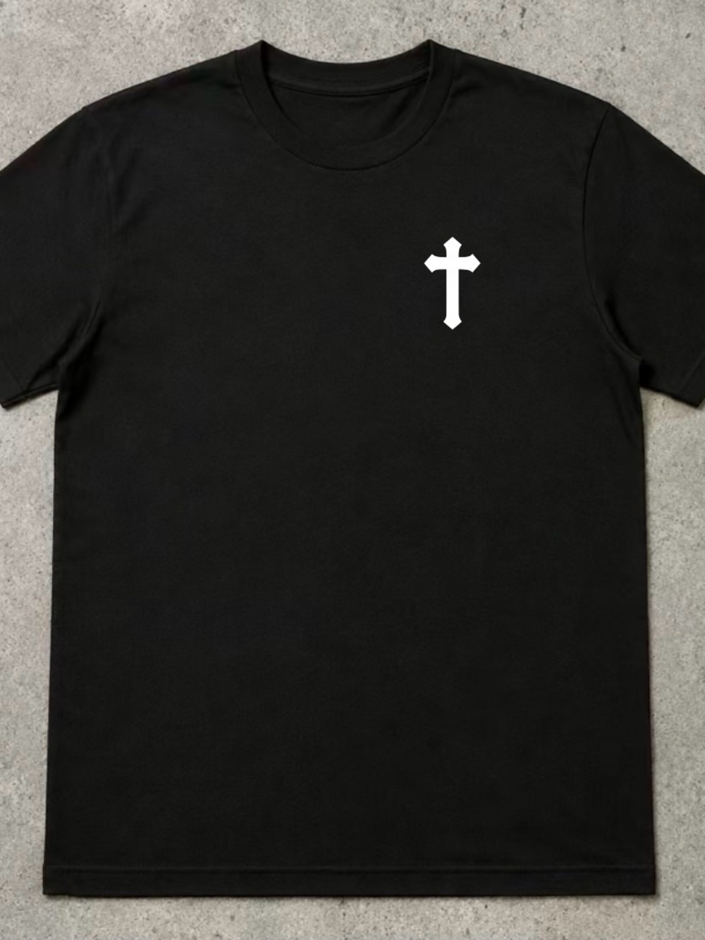 Gothic Cross Graphic T-Shirt